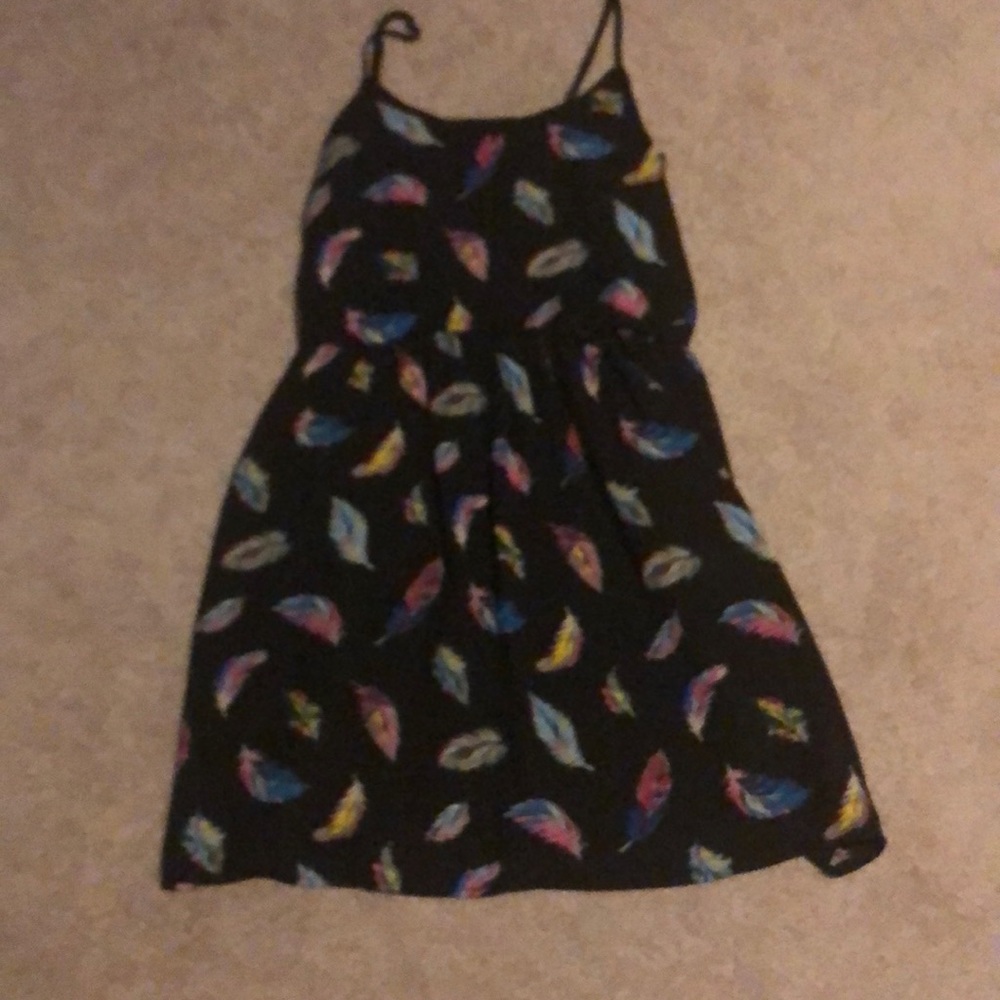 Feather summer dress